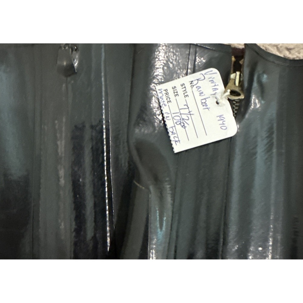 1940s Black Gaytees Size 7.5 Rain boots Rare - Picture 7 of 8